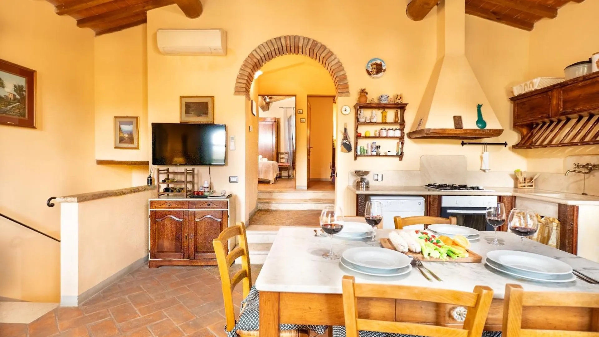 Villa San Galgano, Private Pool And Lake View Zambra Ιταλία
